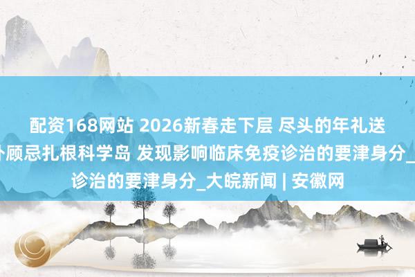 配资168网站 2026新春走下层 尽头的年礼送爸妈丨蒋远：国外顾忌扎根科学岛 发现影响临床免疫诊治的要津身分_大皖新闻 | 安徽网